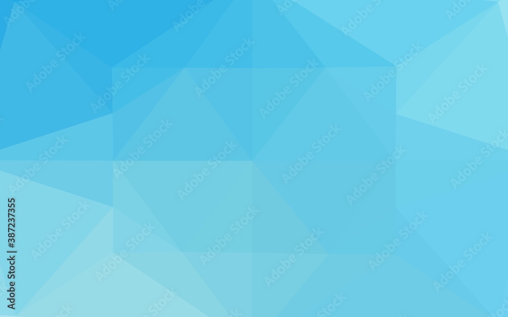 Light BLUE vector shining hexagonal background. Light BLUE vector shining hexagonal background.