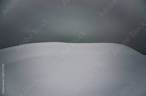 Fototapeta Naklejka Na Ścianę i Meble -  Winter landscape. Snowy hills. Abstract composition 2