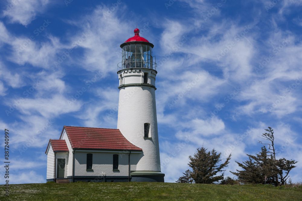 Lighthouses of the US Pacific Coast. Cape Blanco Lighthouse