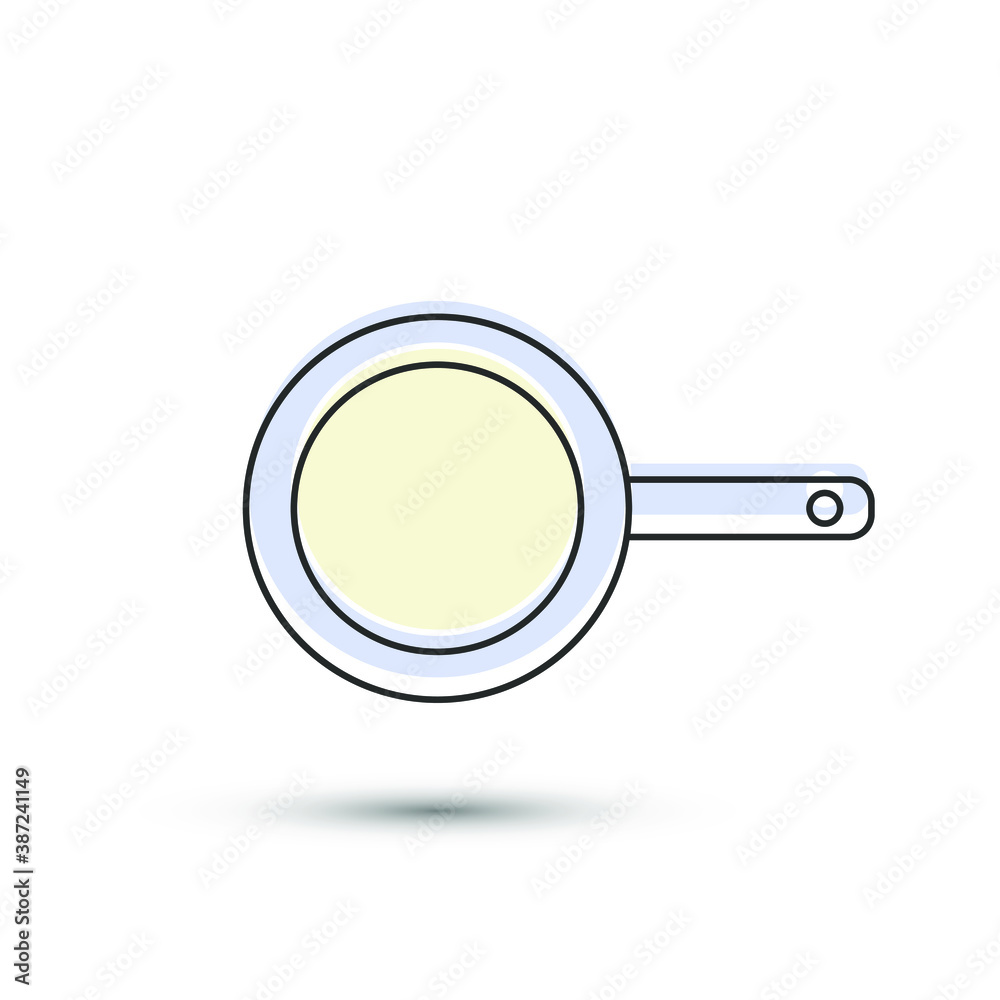 Vector saucepan, pot icon. Kitchen appliances symbol. For design, web site design, logo, app, UI/UX Vector saucepan, pot icon. Kitchen appliances symbol. For design, web site design, logo, app, UI/UX