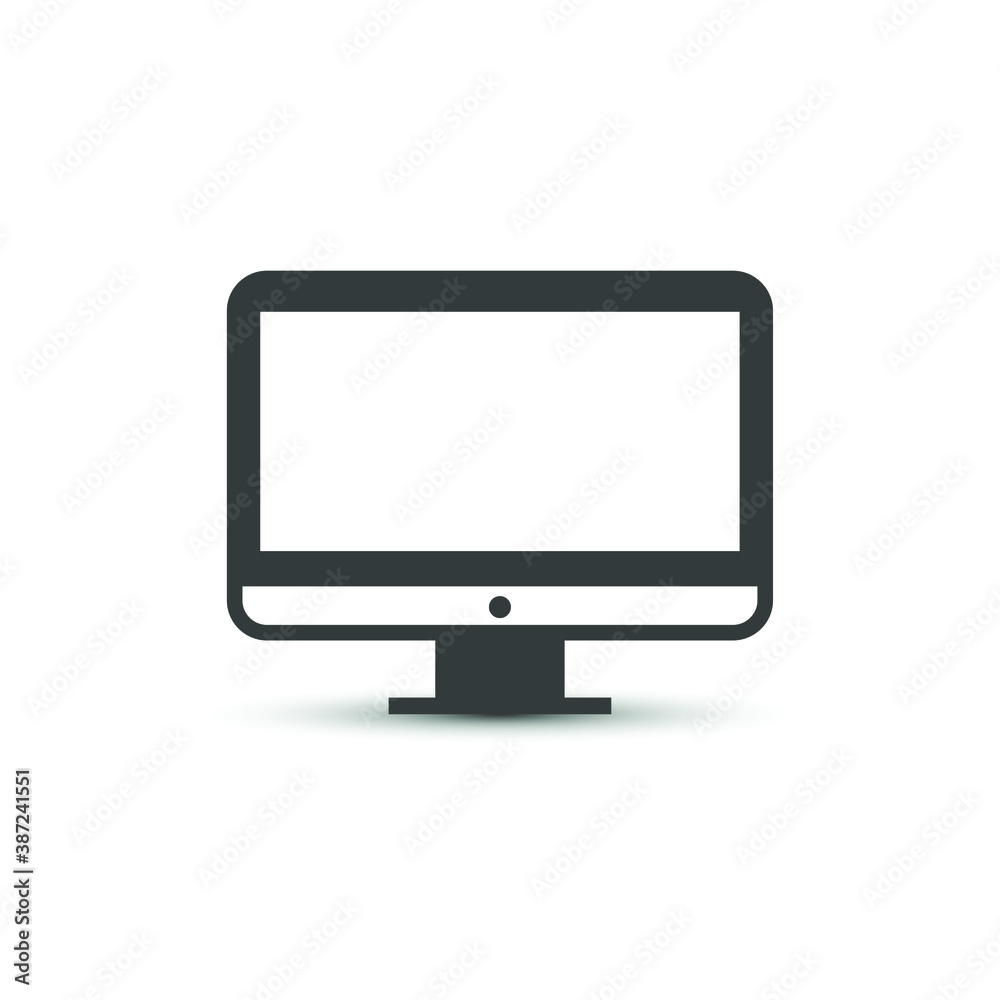 Vector computer monitor icon. Screen symbol. For design, web site design, logo, app, UI. Vector computer monitor icon. Screen symbol. For design, web site design, logo, app, UI.