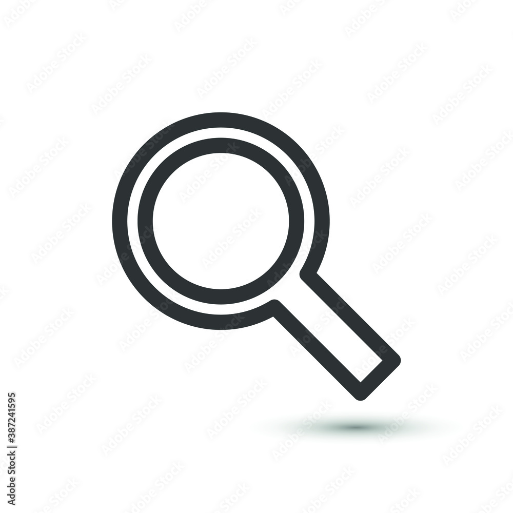 Vector search icon. Zoom, loupe symbol. For design, web site design, logo, app, UI. Vector search icon. Zoom, loupe symbol. For design, web site design, logo, app, UI.