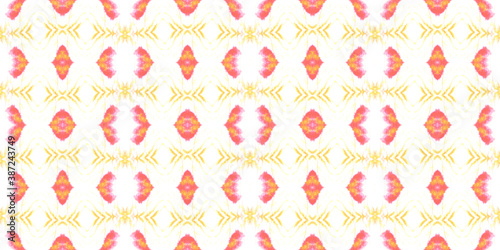 Seamless Aztec Brush or Mexican Pattern. 