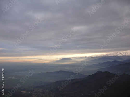 clouds over the mountains © fabrosa