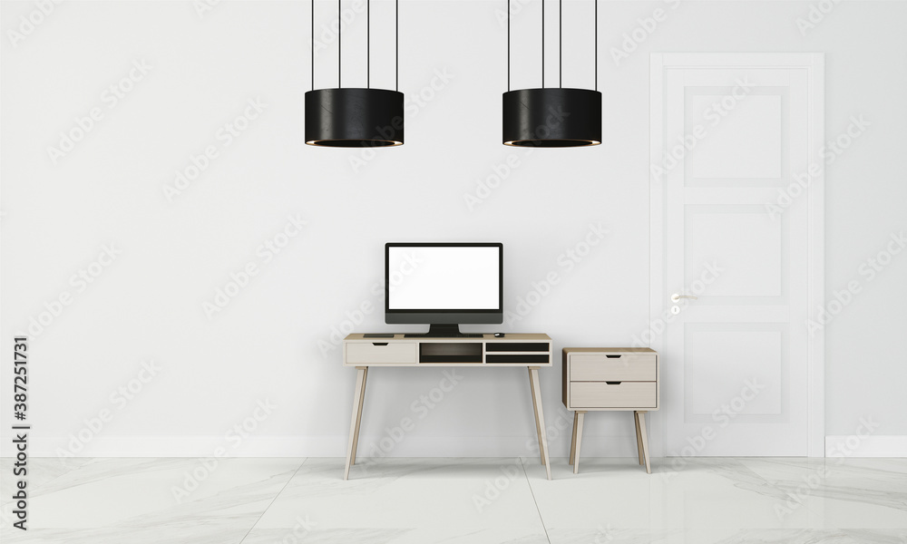 Fototapeta premium Moden office desk