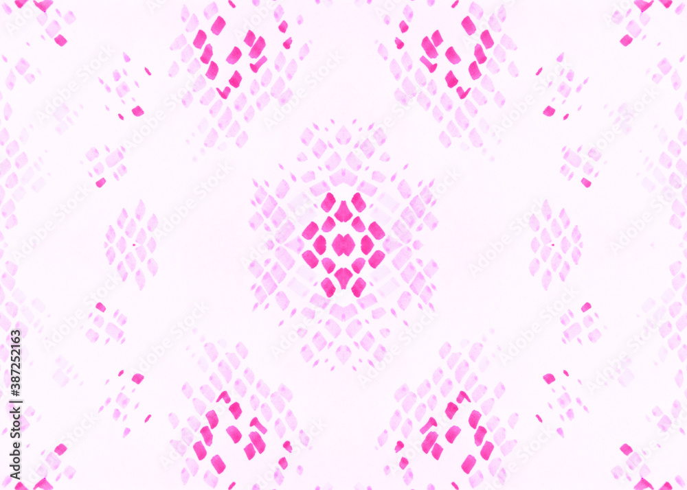 Watercolor Snake Skin. 