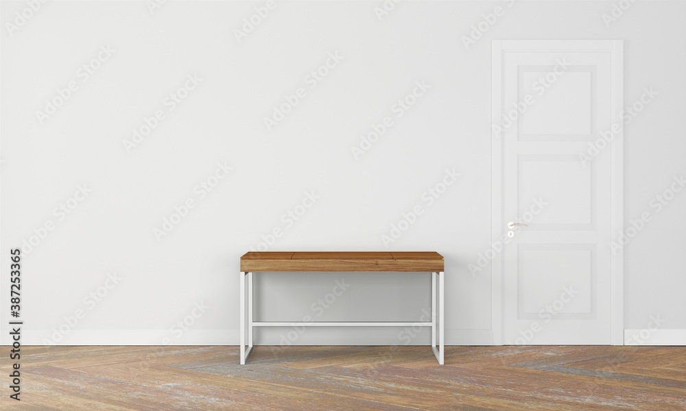 Fototapeta premium modern interior with office desk