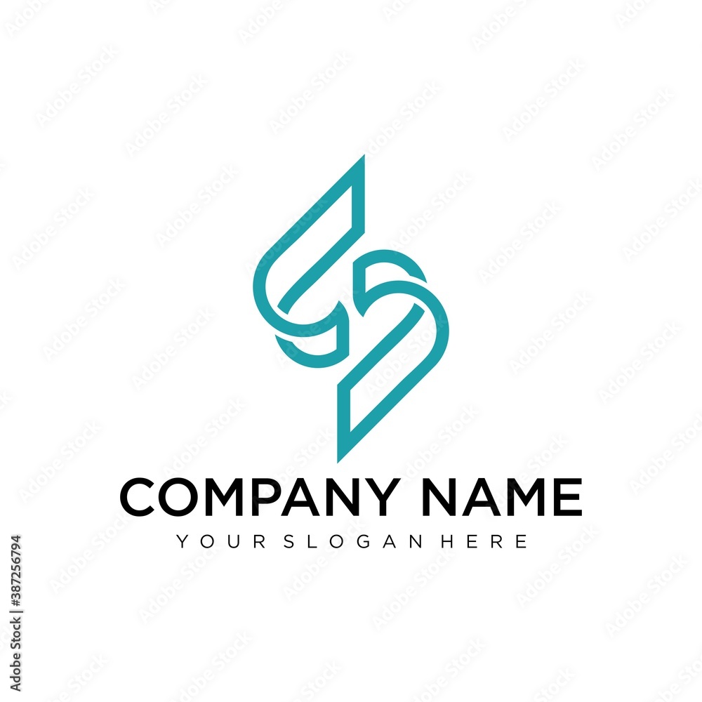 Letter S line logo design. Linear creative minimal monochrome monogram symbol. Universal elegant vector sign design. Premium business logotype. Graphic alphabet symbol for corporate business identity Letter S line logo design. Linear creative minimal monochrome monogram symbol. Universal elegant vector sign design. Premium business logotype. Graphic alphabet symbol for corporate business identity