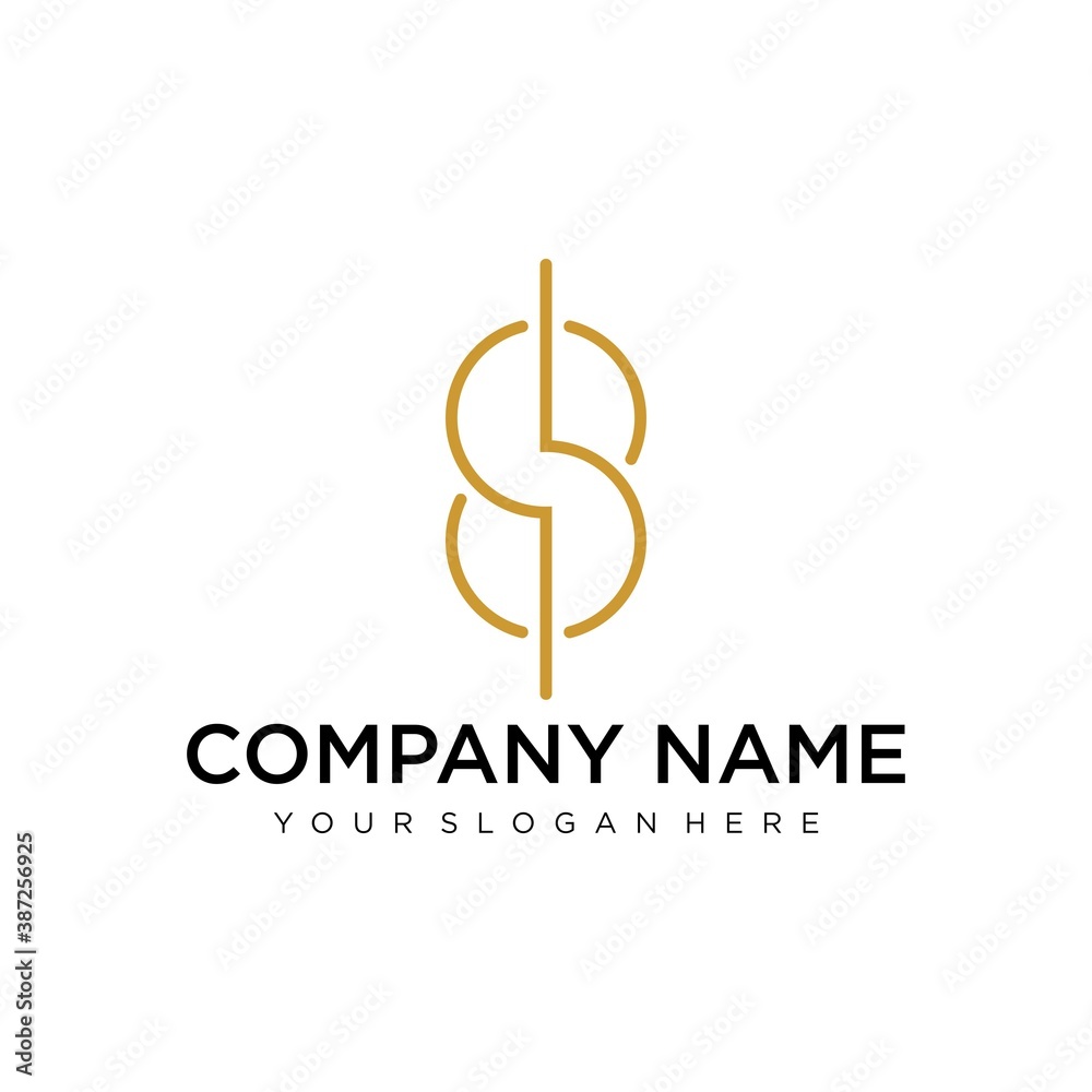 Letter S line logo design. Linear creative minimal monochrome monogram symbol. Universal elegant vector sign design. Premium business logotype. Graphic alphabet symbol for corporate business identity Letter S line logo design. Linear creative minimal monochrome monogram symbol. Universal elegant vector sign design. Premium business logotype. Graphic alphabet symbol for corporate business identity
