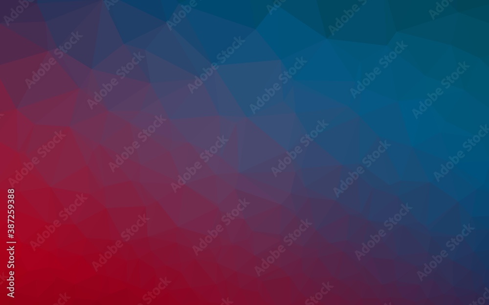 Dark Blue, Red vector abstract mosaic background. Dark Blue, Red vector abstract mosaic background.