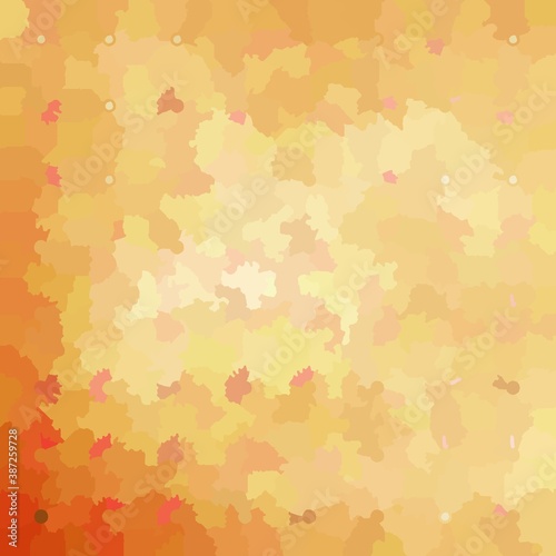 Orange art background. Pattern wallpaper.