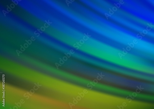 Light Blue, Green vector background with straight lines.