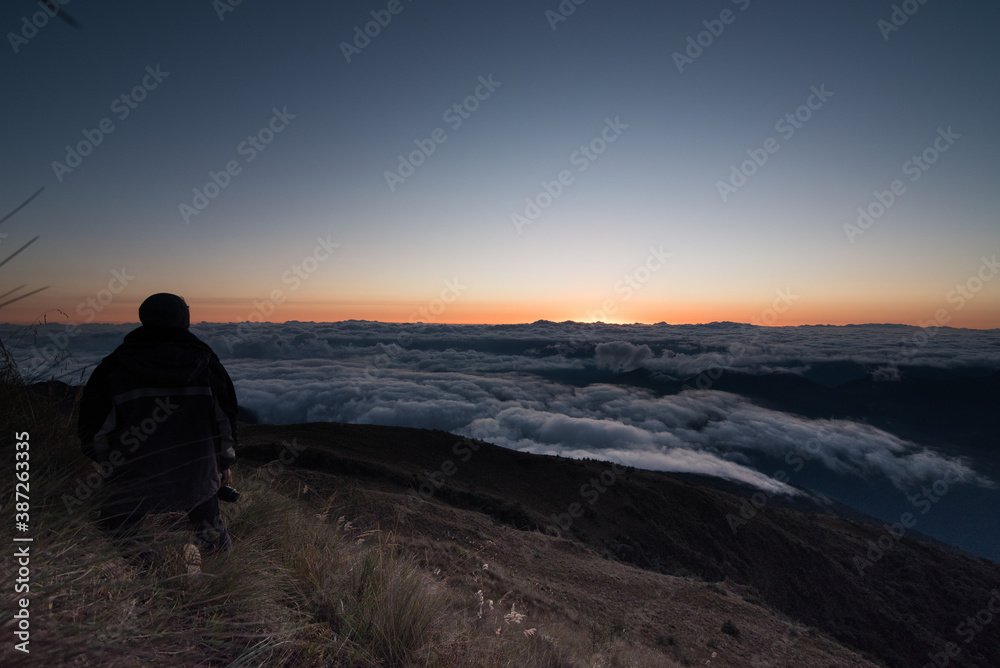 Sunrise at Tres Cruces in Peru