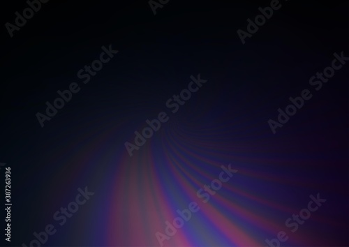 Dark Purple vector blurred shine abstract template. © Dmitry