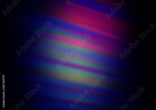 Dark Pink, Blue vector blurred and colored background. © Dmitry