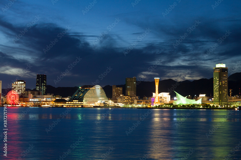 Fototapeta premium 神戸港夜景