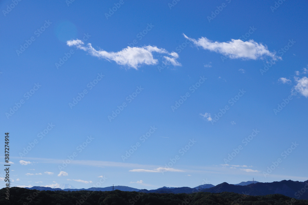 青空と白い雲