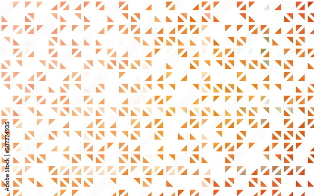 Light Orange vector layout with lines, triangles. Light Orange vector layout with lines, triangles.