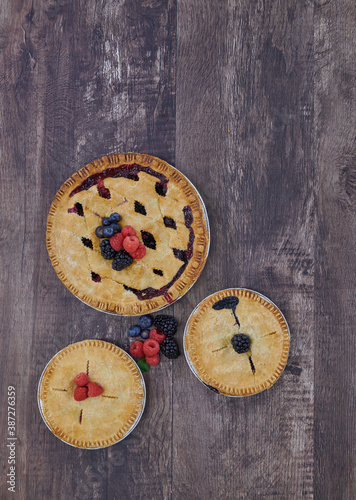 Homemade Holiday Berry Pies