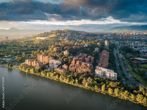 City drone photo photo