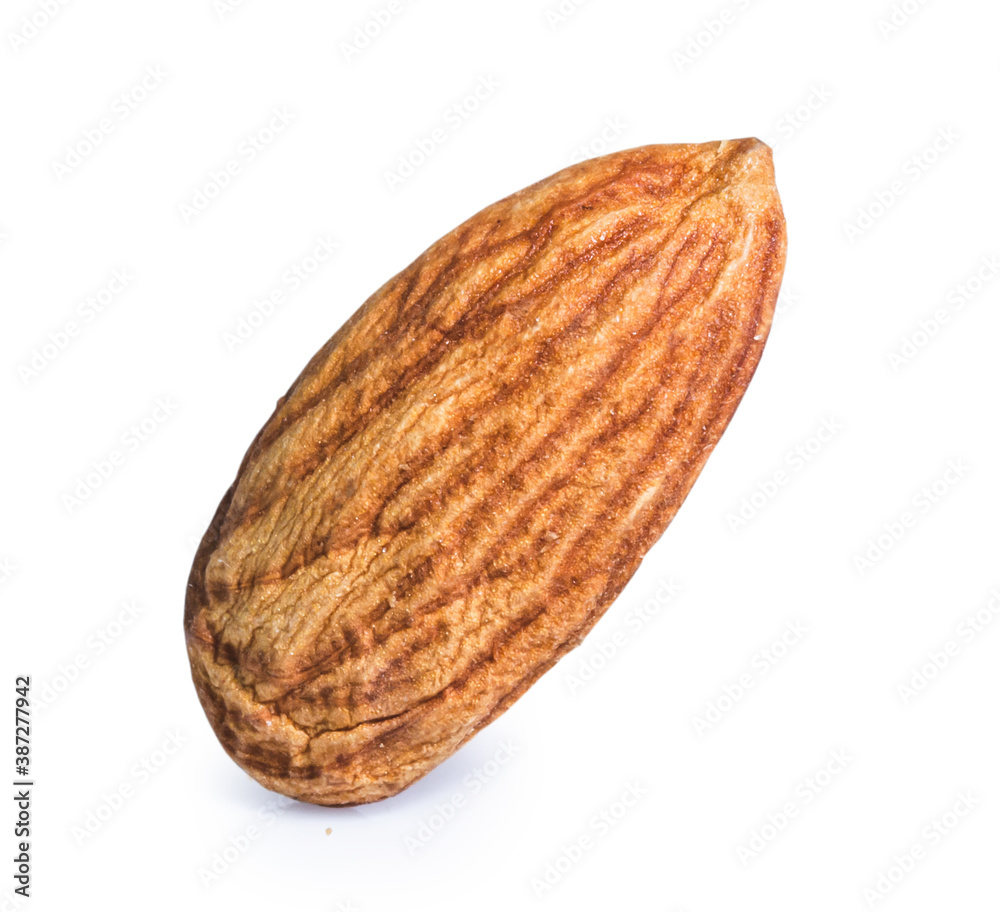 clipping path almond isolated on white background clipping path almond isolated on white background