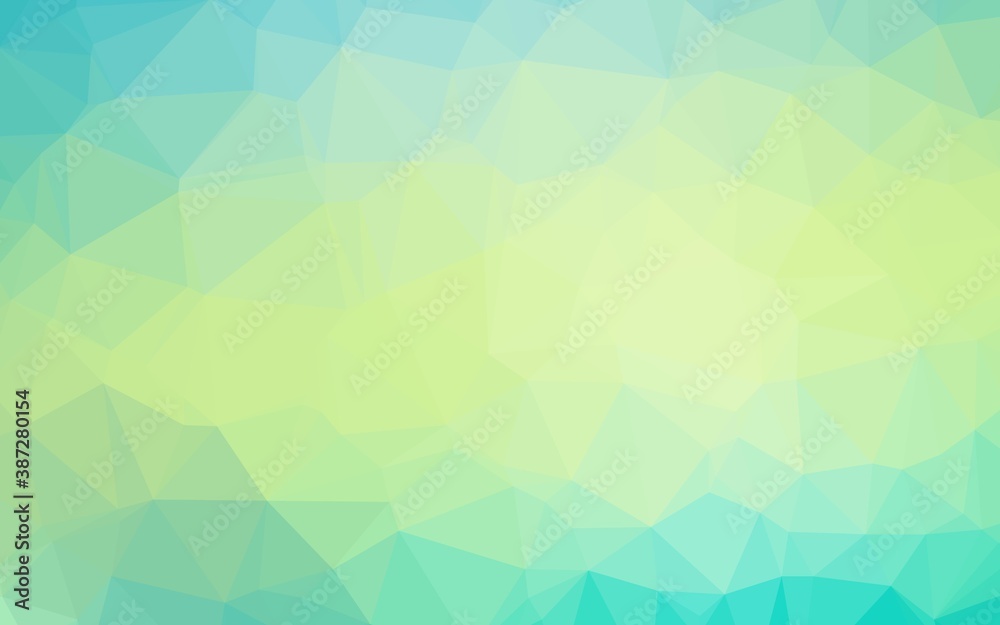 Light Green, Yellow vector low poly layout. Light Green, Yellow vector low poly layout.