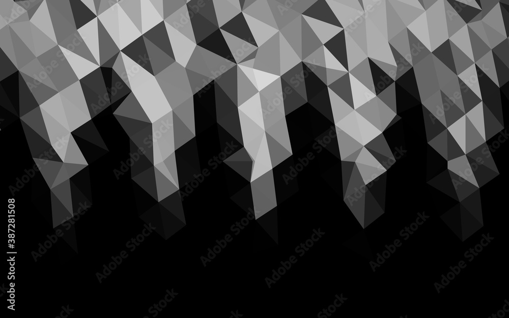Light Silver, Gray vector blurry triangle texture. Light Silver, Gray vector blurry triangle texture.