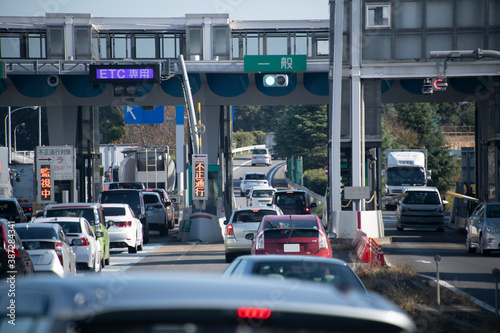 【日本】高速道路料金所渋滞【2020】 © BSDC