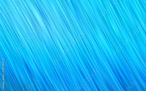 Light BLUE vector background with bent lines.