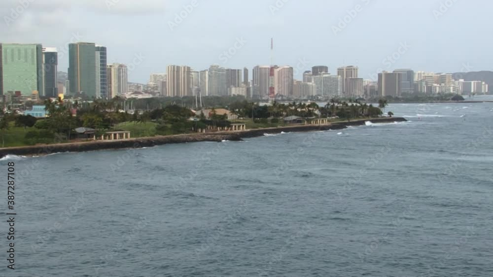 Downtown Honolulu, Oahu, Hawaii, Honolulu skyline. Downtown Honolulu, Oahu, Hawaii, Honolulu skyline.
