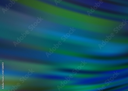 Light BLUE vector blurred shine abstract template.