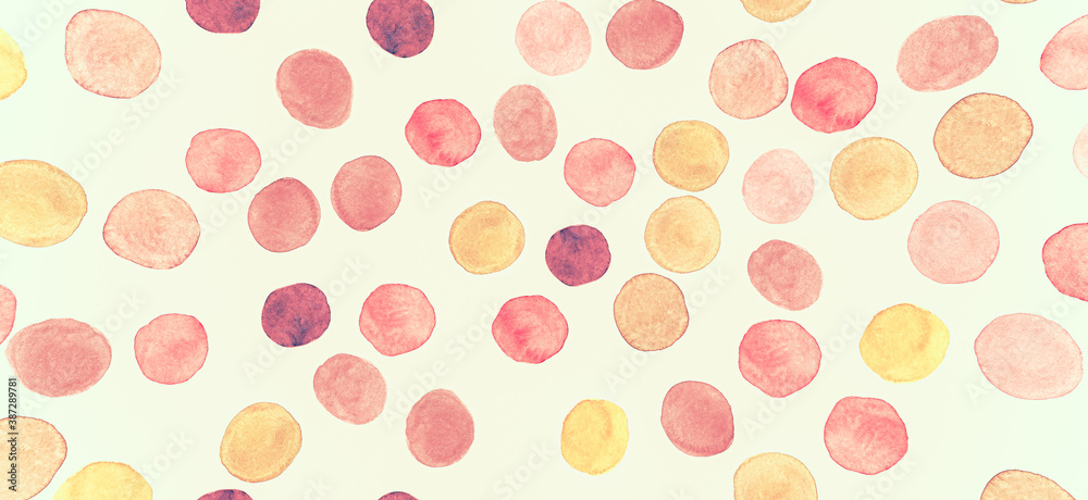 Gold Exotic Autumn Pattern. Watercolour Garden Gold Exotic Autumn Pattern. Watercolour Garden