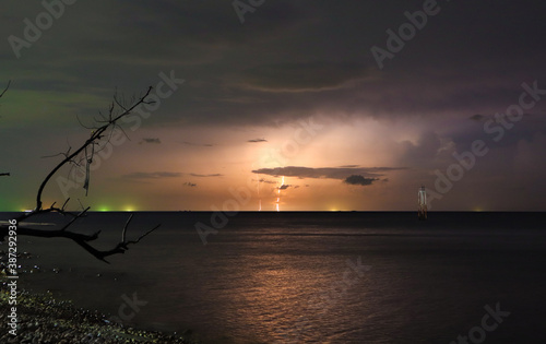 Thunder on the sea © sorasak