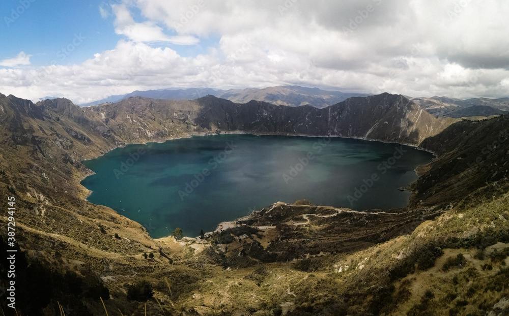 Quilotoa lake Quilotoa lake