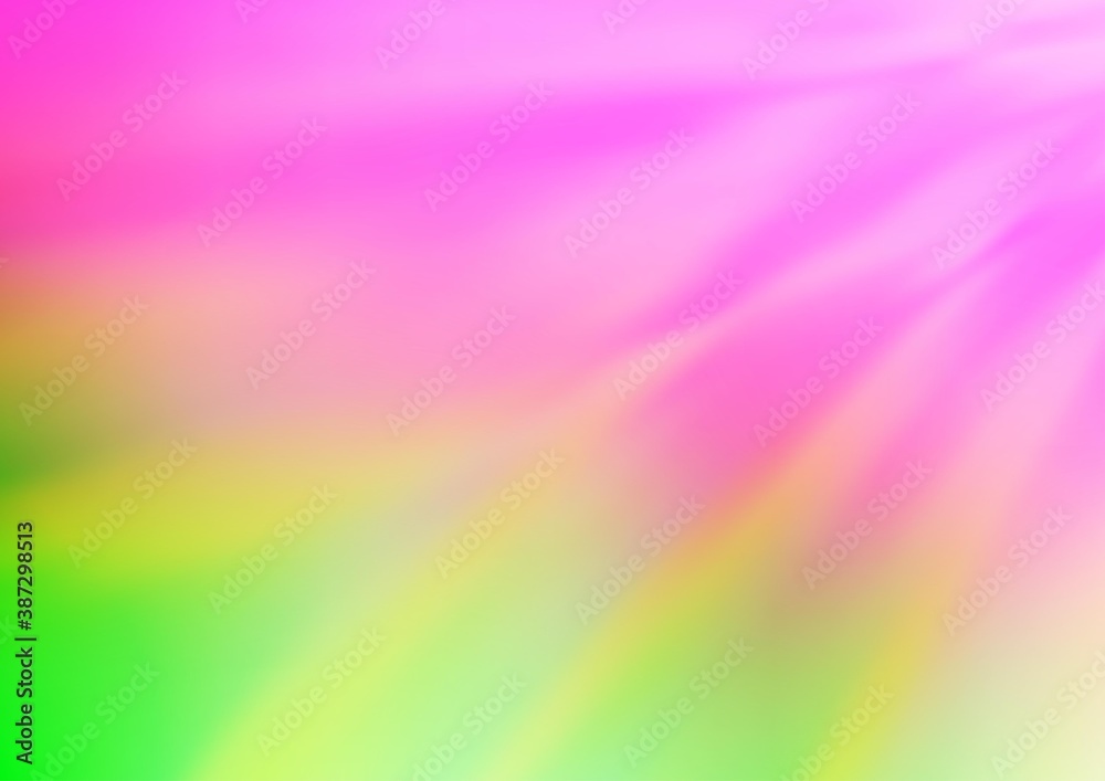 Light Pink, Green vector abstract background.