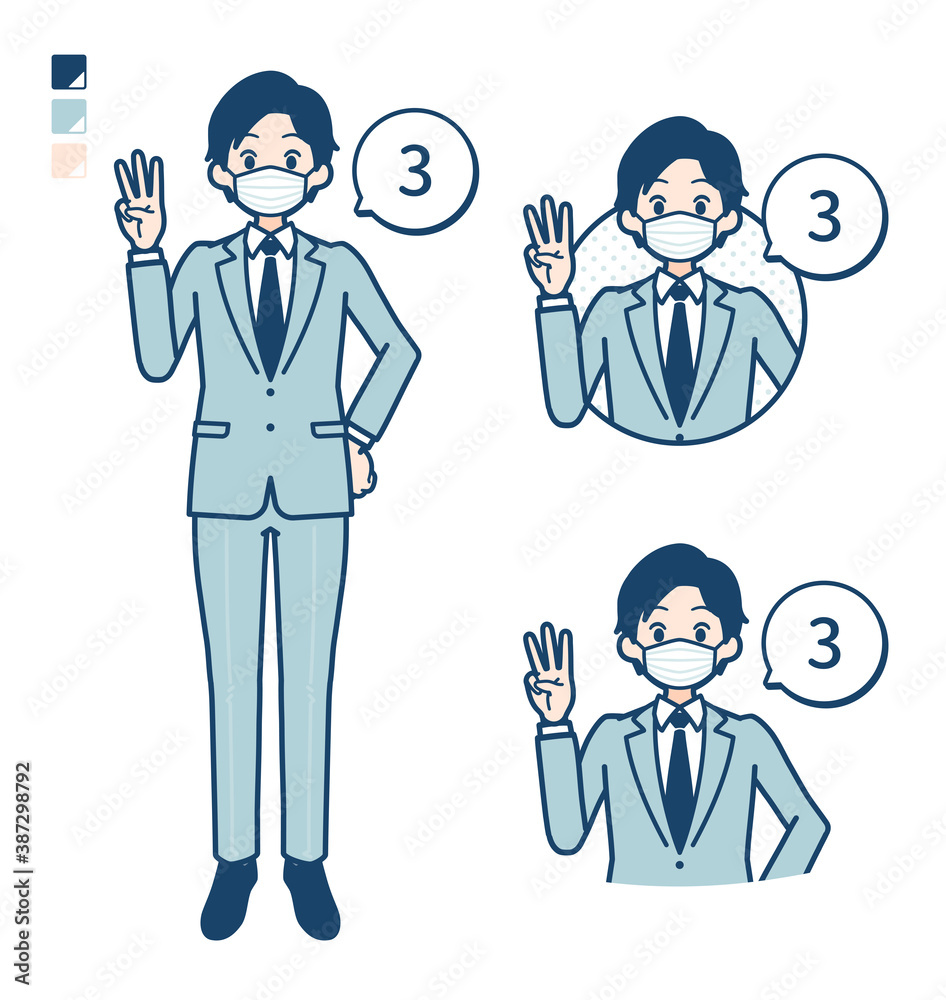 simple suit businessman mask_Counting-as-3