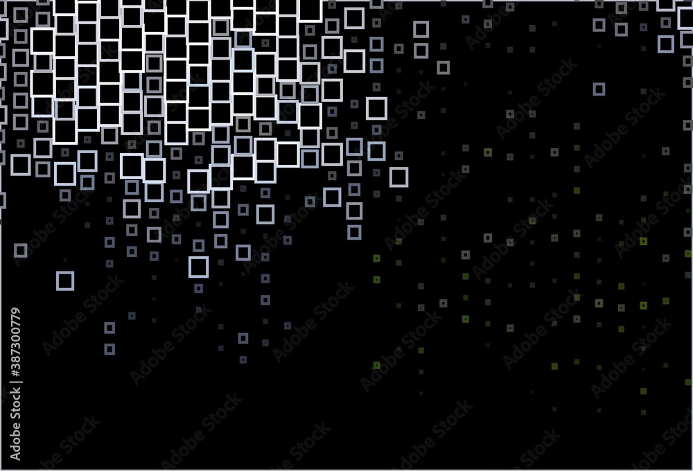 Dark Green vector background with rectangles. Dark Green vector background with rectangles.