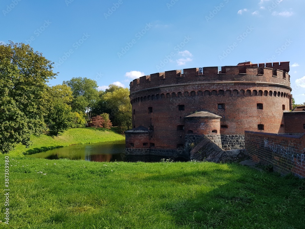 Ancient fortress in the city of Kaliningrad