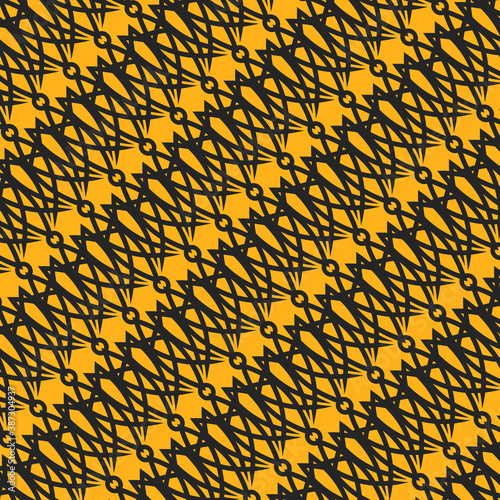 abstract geometric pattern with stripes line a seamless vector background black and yellow