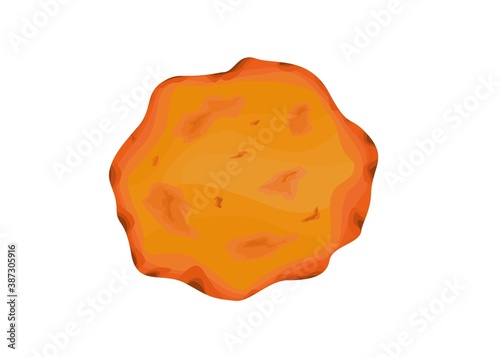 Malpua Indian Sweets or Mithai Food Vector