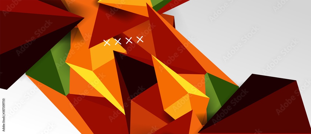 3d low poly abstract shape background vector illustration 3d low poly abstract shape background vector illustration