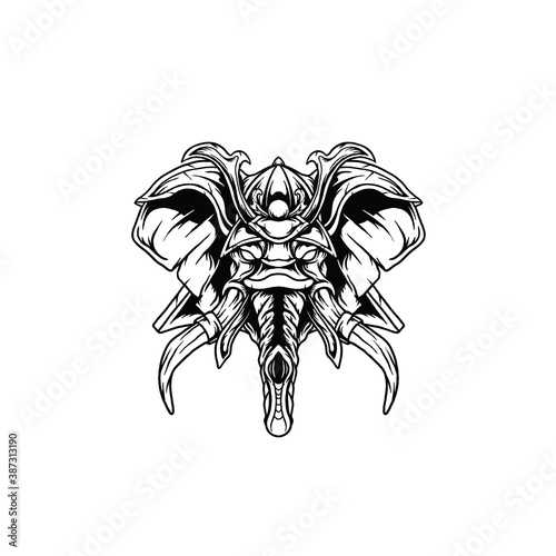 Japanese Elephant Samurai
