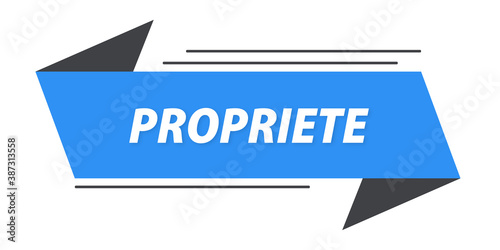Propriété bannière