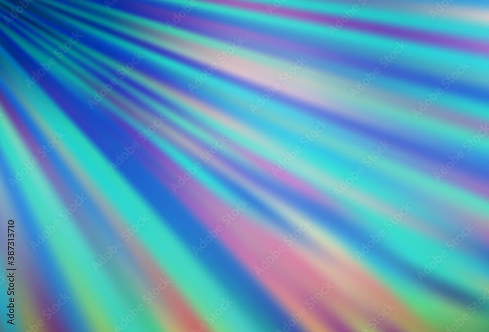 Obraz premium Light BLUE vector backdrop with long lines.