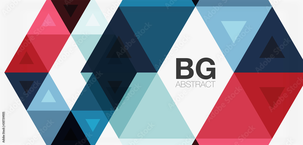 Mosaic triangle pattern abstract background for cover, banner, flyer and poster and other template Mosaic triangle pattern abstract background for cover, banner, flyer and poster and other template