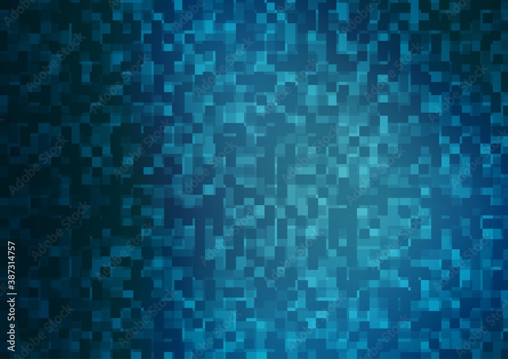 Light BLUE vector texture in rectangular style.