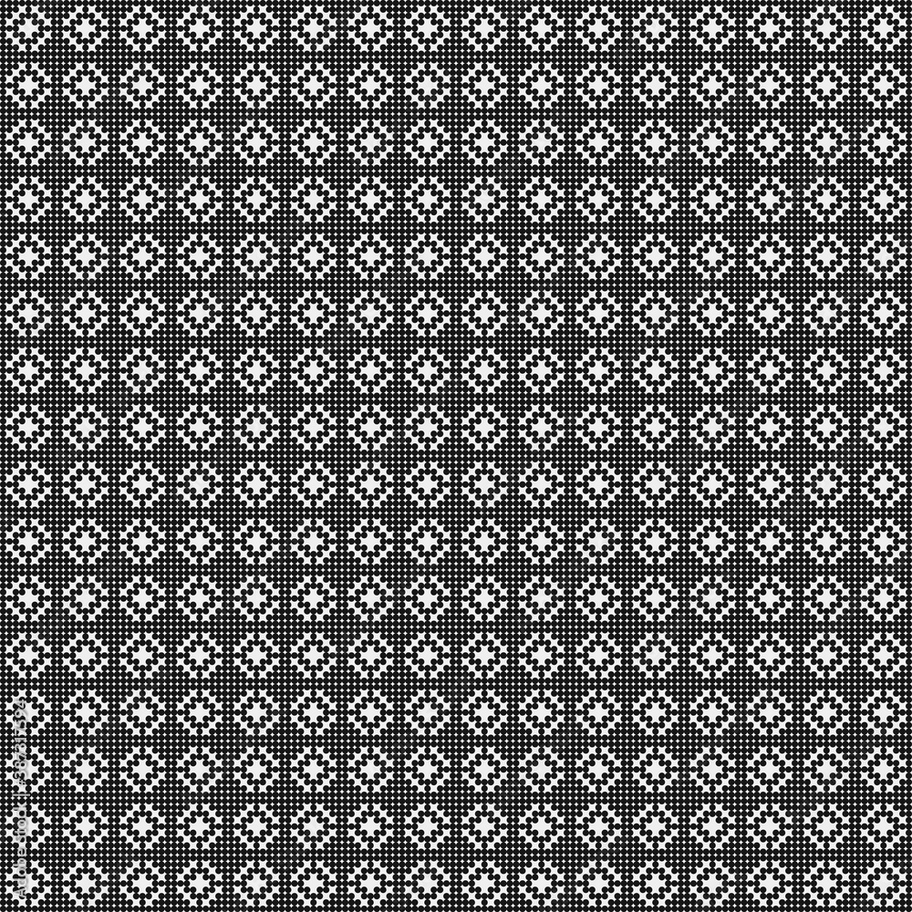 Abstract Cross Pattern Dots Logo generative computational art illustration Abstract Cross Pattern Dots Logo generative computational art illustration