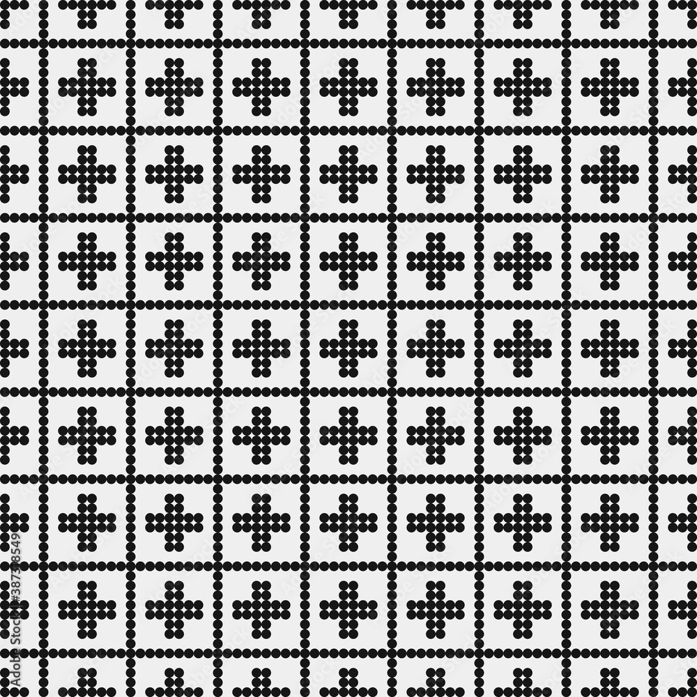 Abstract Cross Pattern Dots Logo generative computational art illustration Abstract Cross Pattern Dots Logo generative computational art illustration