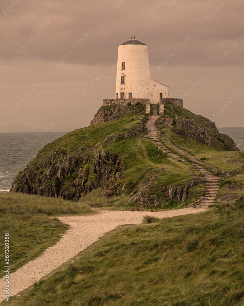 Lighthouse on the Anglesey coast