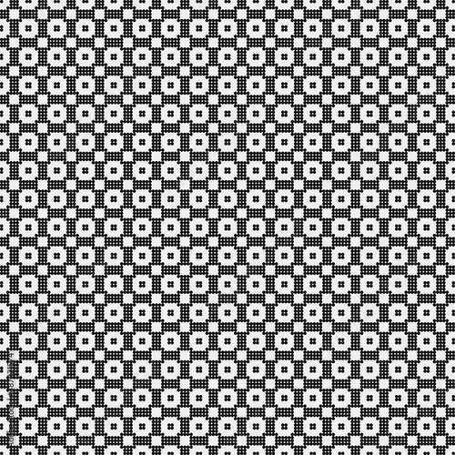 Abstract Cross Pattern Dots Logo generative computational art illustration